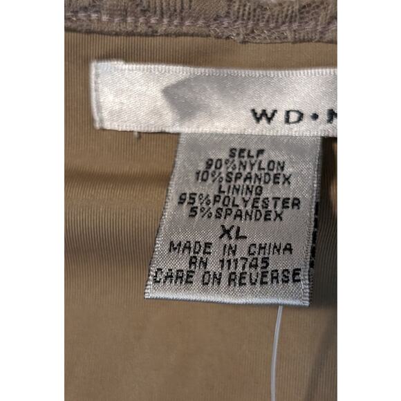 WD.NY Mushroom Lace Overlay Scoop Neck Sleeveless NWT Tank/Shell Sz XL - Picture 5 of 11